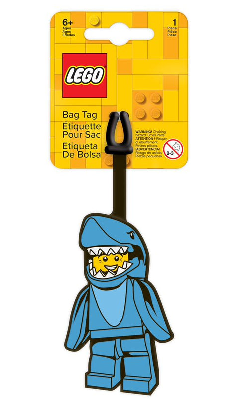 LEGO Bag Tag Shark Lighthouse