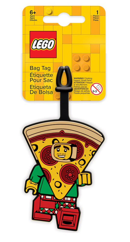 LEGO bag tag - The Pizza Man