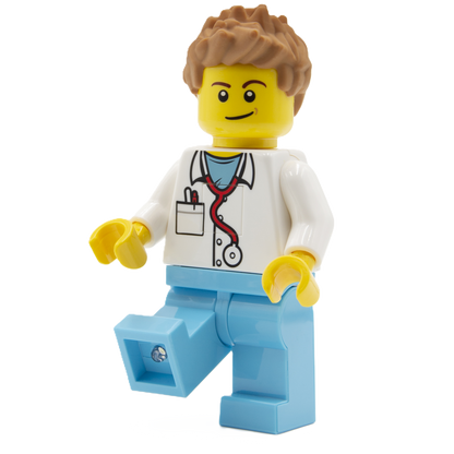 LEGO® ICONIC, torch with LED light MALE DOCTOR 300%