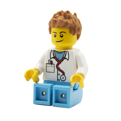 LEGO® ICONIC, torch with LED light MALE DOCTOR 300%