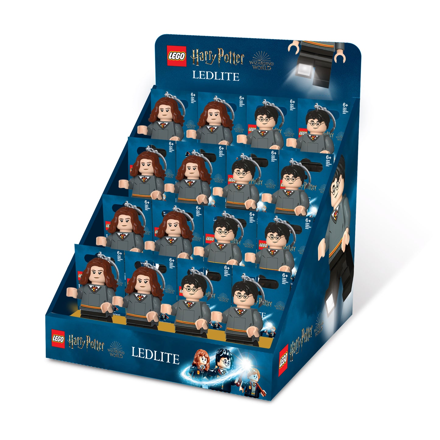 LEGO Harry Potter Diskdisplay LED Nøgleringe 16 stk