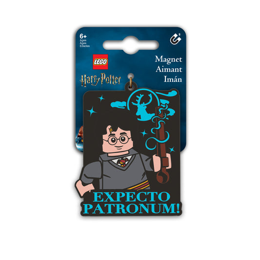 LEGO® Harry Potter™ Silikone Køleskabsmagnet(ca. 89x64mm) - Expectro Patronum