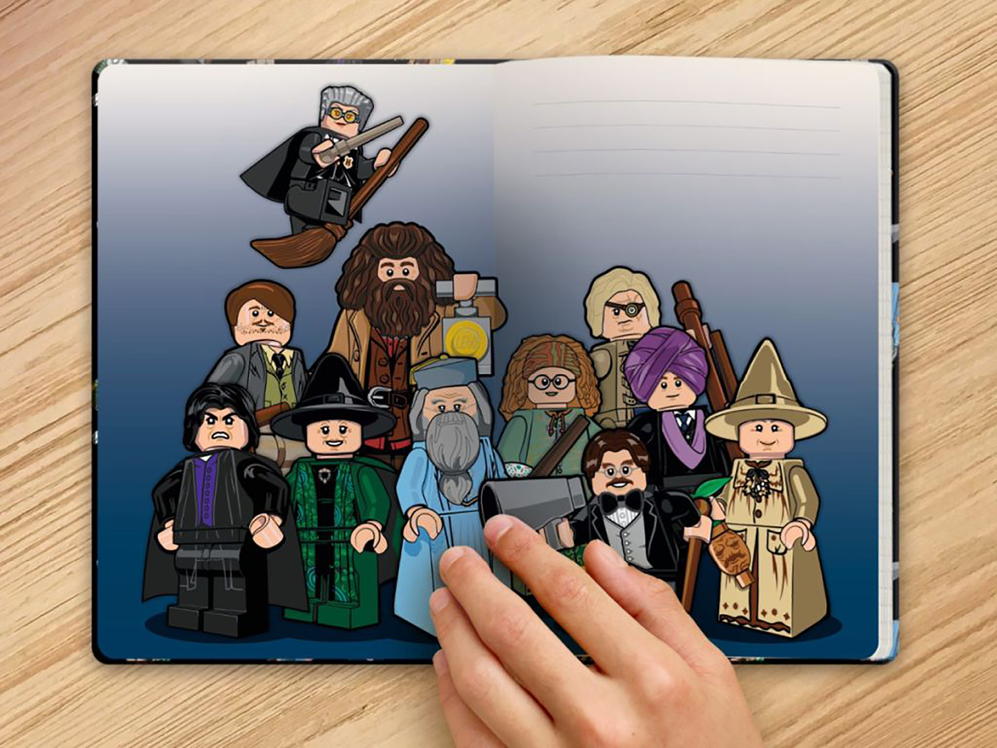 LEGO® Branded Retail Harry Potter™ Notebook 21x14