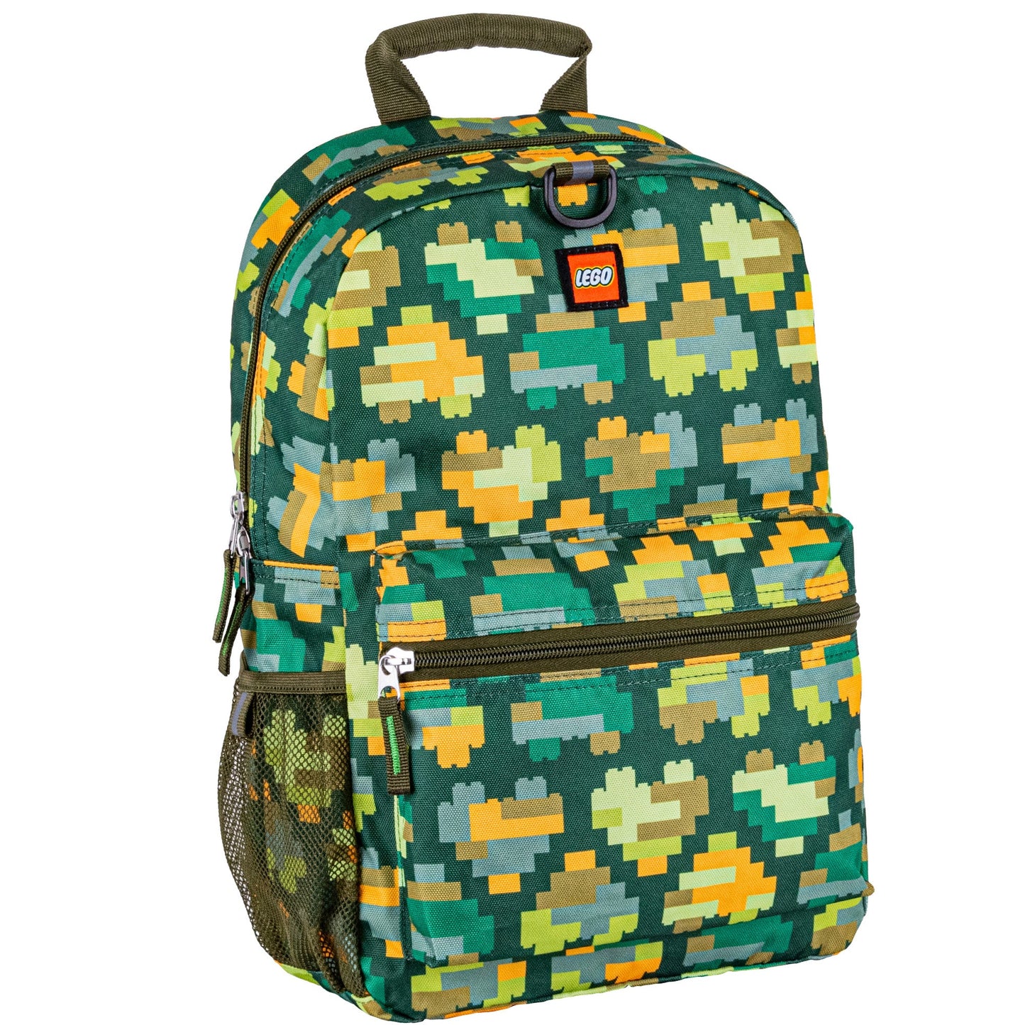 LEGO® ryggsäck, Camo Brick Hearts, 40x28 cm, 15 L