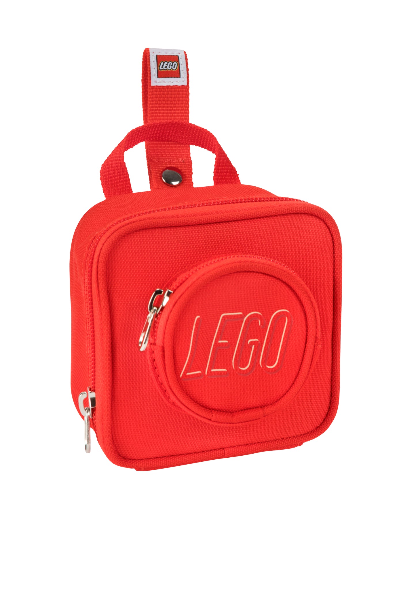 LEGO brick mini backpack, 10 x 10 x 6 cm, 0.6 L, red