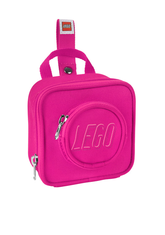 LEGO brick mini backpack, 10 x 10 x 6 cm, 0.6 L, pink