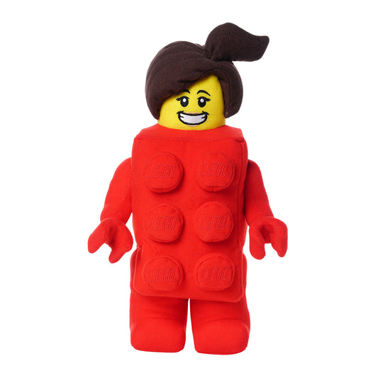 LEGO Klods flicka plysch nalle, H 33 cm