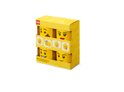 LEGO® Storage head, mini set, 4 pcs.