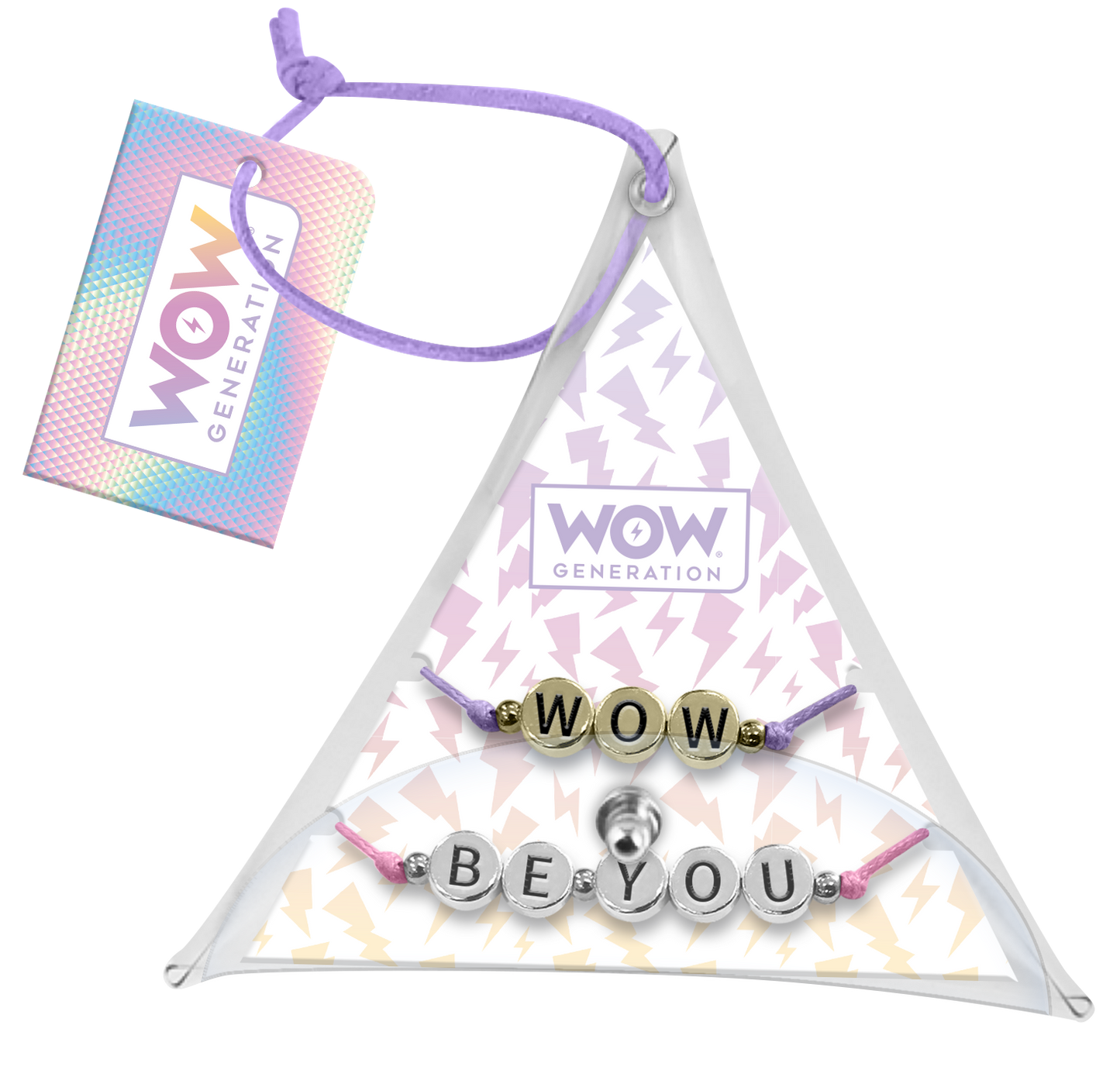 WOW Generation bracelet with WOW Statements. Packed in 3 square boxes