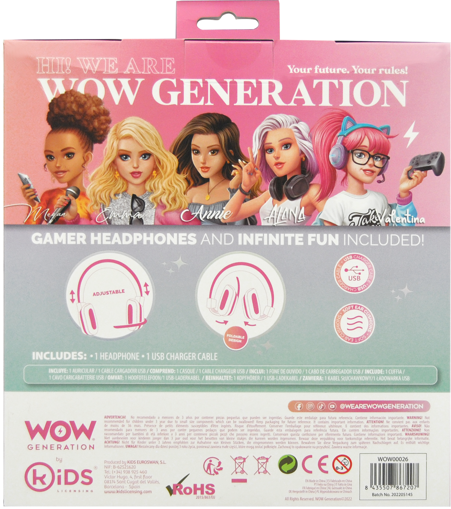 WOW Generation - Bluetooth Hovedtelefoner